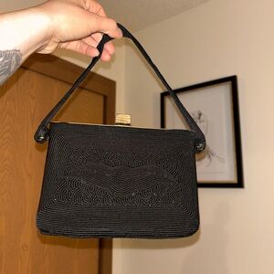 🖤 VINTAGE GENUINE CORDE 1940s HANDBAG 🖤